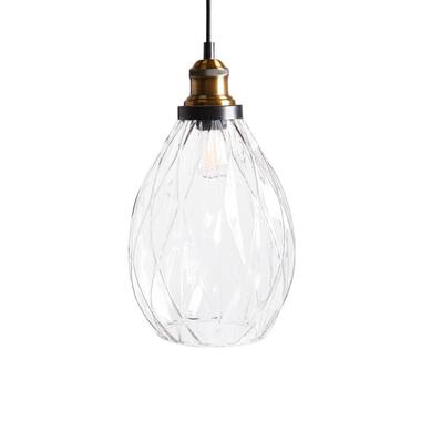 COOSA - Hanglamp - Transparant - 1 licht - Glas/Metaal product