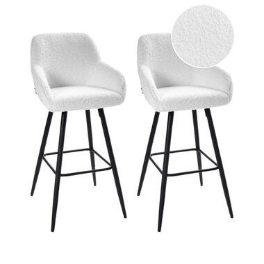 CASMALIA - Barkruk set van 2 - Gebroken wit - Off-white product