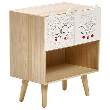 RUPERT - Nachtkastje - Licht hout - MDF product