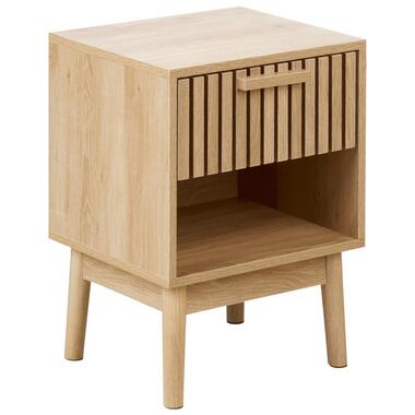 LYNWOOD - Nachtkastje - Lichthout - MDF product