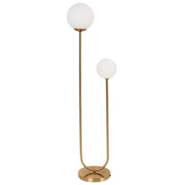 TUHALA - Staande lamp - Goud - Metaal product
