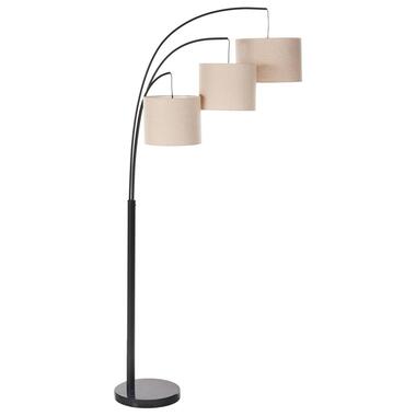 CARONI - Staande lamp - Beige/Zwart - Metaal product