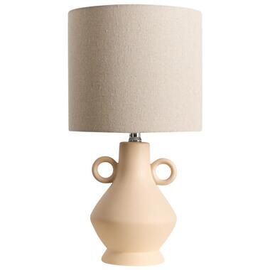 KERULEN - Tafellamp - Beige - Keramiek product
