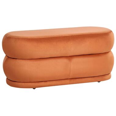 ELLENDALE - Bankje - Oranje - Fluweel product