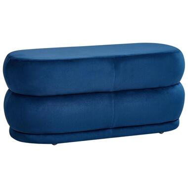 ELLENDALE - Bankje - Marineblauw - Fluweel product