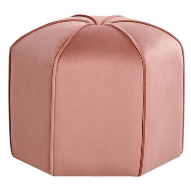 WISHEK - Poef - Roze - Fluweel product