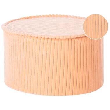 ZIKRIA - Poef - Perzik - Fluweel product