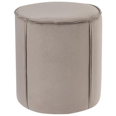 SEDONA - Poef - Taupe - Fluweel product