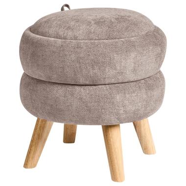 HAWLEY - Poef - Taupe - Chenille product