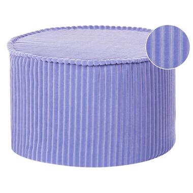 ZIKRIA - Poef - Lichtviolet - Fluweel product