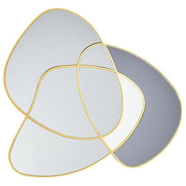 TAILLY - Wandspiegel - Goud - 99 x 89 cm - Glas product