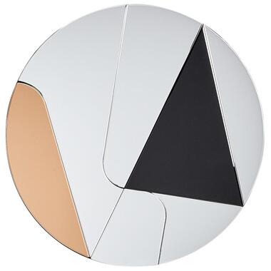 TROUVILLE - Wandspiegel - Goud/Zwart - 80 cm - Glas product