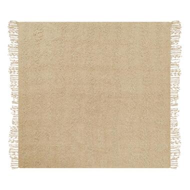 VELLA - Deken - Beige - 190 x 230 cm - Katoen product
