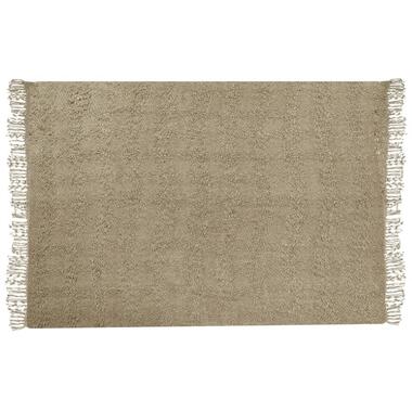 VELLA - Deken - Taupe - 150 x 200 cm - Katoen product