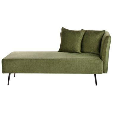 RIOM - Chaise longue - Groen - Rechtszijdig - Stof product