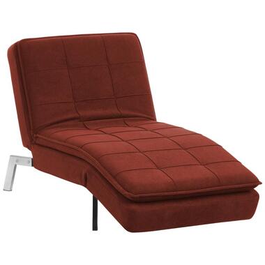 LOIRET - Chaise longue - Rood - Symmetrisch - Polyester product