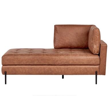 REBAIS - Chaise longue - Goudbruin - Rechtszijdig - Kunstleer product
