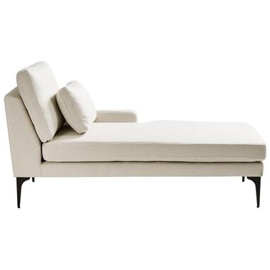 EWRON - Chaise longue - Lichtbeige - Linkszijdig - Stof product