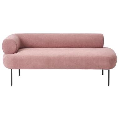 MIRMANDE - Chaise longue - Roze - Linkszijdig - Polyester product