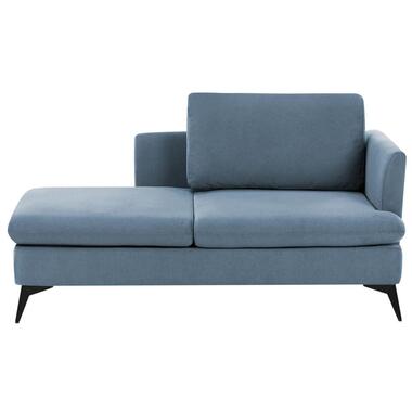 SIEVOZ - Chaise longue - Blauw - Rechtszijdig - Polyester product