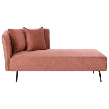 RIOM - Chaise longue - Rood - Linkszijdig - Stof product