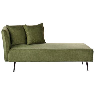 RIOM - Chaise longue - Groen - Linkszijdig - Stof product