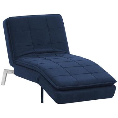 LOIRET - Chaise longue - Marineblauw - Symmetrisch - Polyester product