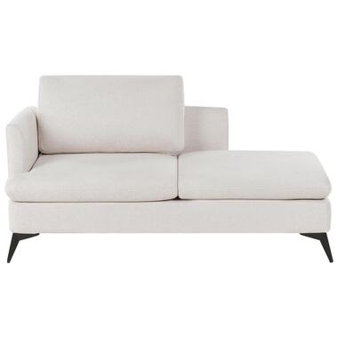 SIEVOZ - Chaise longue - Lichtbeige - Linkszijdig - Polyester product