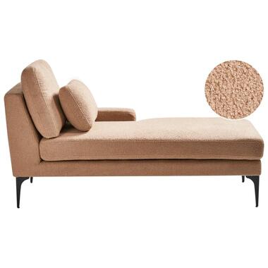 EWRON - Chaise longue - Zandbeige - Linkszijdig - Bouclé product