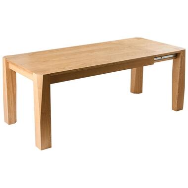 MISSION - Uitschuifbare eettafel - Lichtbruin - 160/200 x 90 cm - MDF product