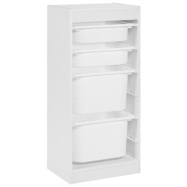 TOBIN - Kast met 4 lades - Wit - Vezelplaat product