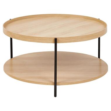 LANDER - Salontafel - Lichtbruin/Zwart - Hout product