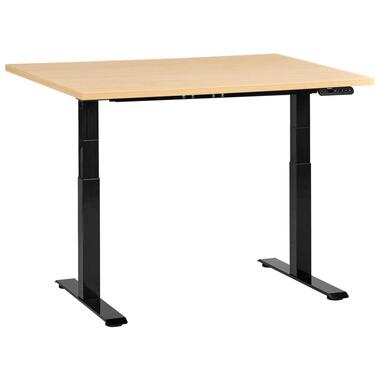 DESTINES - Elektr bureau - Zwart/Lichtbruin - 120 x 60 cm - Vezelplaat product