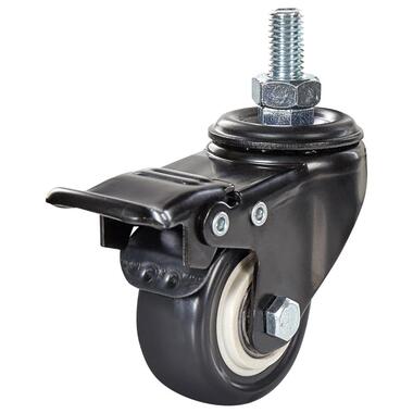 DESTINES - Zwenkwielen set van 4 - Zwart