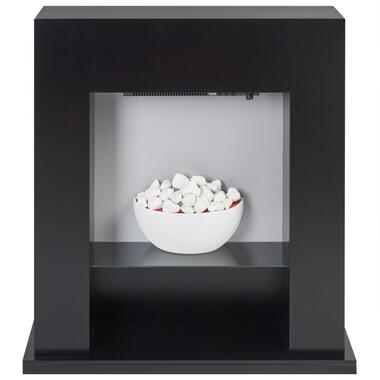 DJURAB - Elektrische haard - Zwart - MDF product