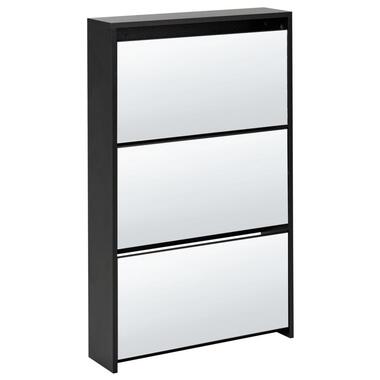 MIDFIELD - Schoenenkast 3 vakken - Zwart - MDF product