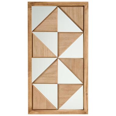 HIESVILLE - Wanddecoratie - Lichtbruin - Dennenhout product