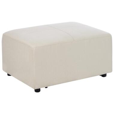 KOHLO - Ottomaan - Lichtbeige - Polyester product