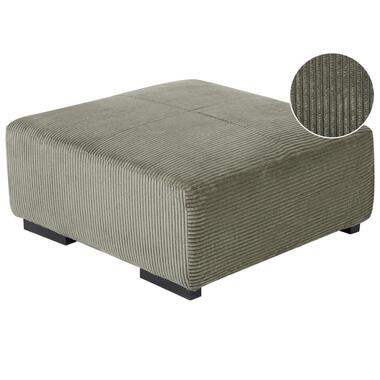 LUNGO - Ottomaan - Groen - Corduroy product