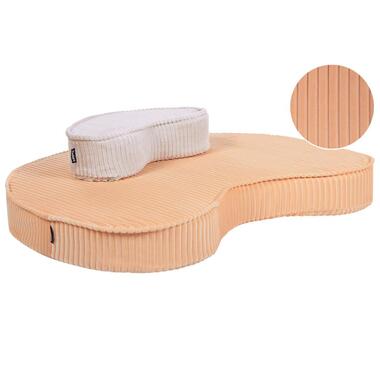 NILI - Vloerkussen - Perzik - Fluweel product