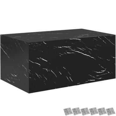 tectake Salontafel Lasley, draagkracht 45 kg, Marmerlook Zwart product