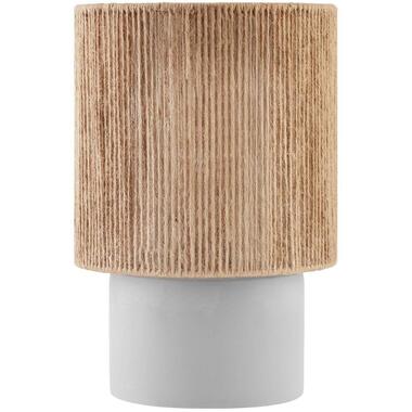tectake Tafellamp Klea van jute in boho-stijl, 60W, Natuur product