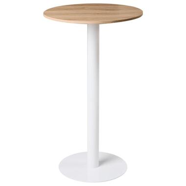 MORELLA - Statafel - Lichtbruin/Wit - 60 cm - MDF product