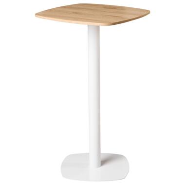 MORELLA - Statafel - Lichtbruin/Wit - 60 x 60 cm - MDF product