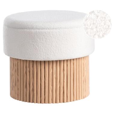 RICHEY - Opbergpoef - Off-white - Bouclé product