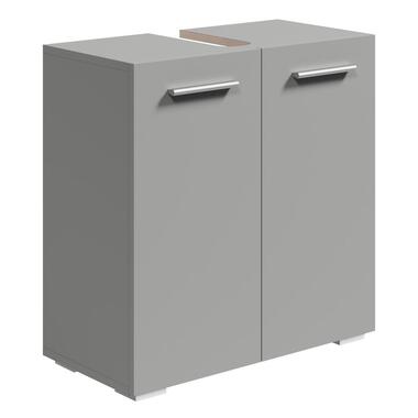 Badplaats Wastafel Onderkast Jupiter 60 x 30 x 60 cm - Mat Grijs - Badkamerkast product