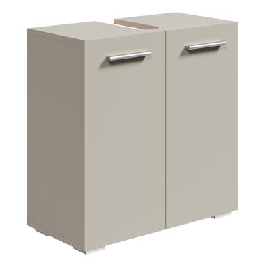 Badplaats Wastafel Onderkast Jupiter 60 x 30 x 60 cm - Beige - Badkamerkast – product
