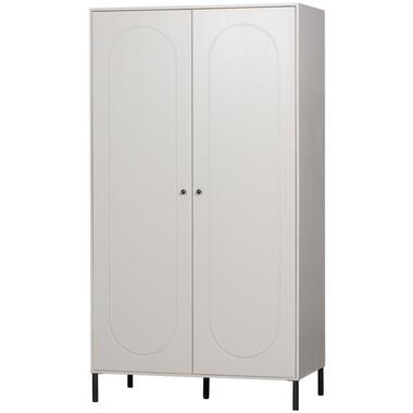 WOOOD Xina Garderobekast - Grenen - Wolkengrijs - 202x110x58 product