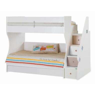 Tivoli stapelbed kinderbed met opbergruimte kinderkamer 190 x 90 cm product