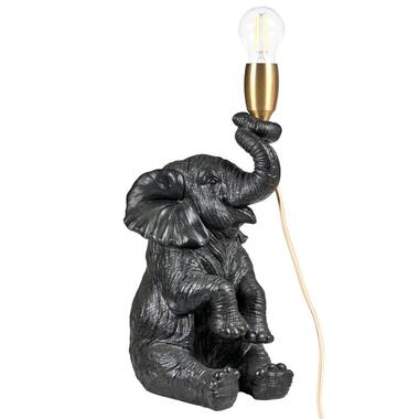 FORTUNA - Tafellamp - Zwart - Polyresin product